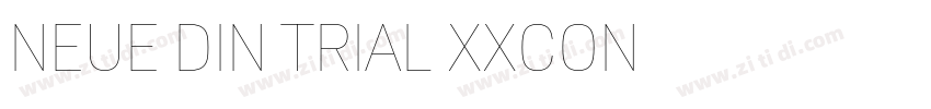 NEUE DIN TRIAL XXCON字体转换